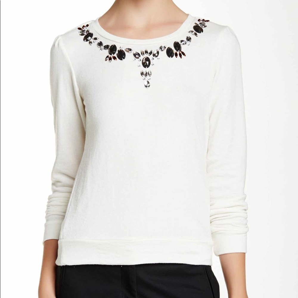 Wild pearl cream color flece size S NEW